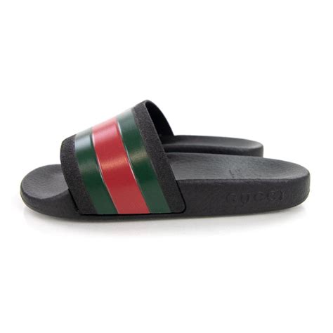 gucci leather sliders